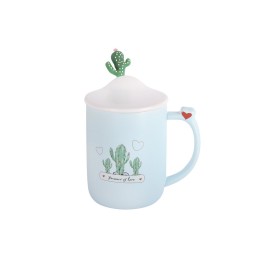 КОРАЛЛ Кружка для заваривания 400мл.Кактус 5126 микс