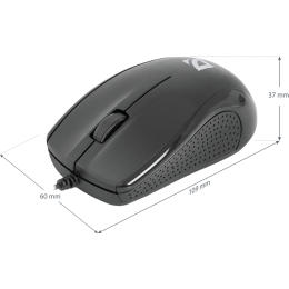 Defender Проводная оптическая мышь Optimum MB-160 черный,3 кнопки,1000 dpi