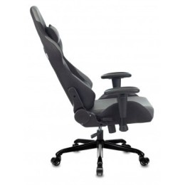 Бюрократ Кресло игровое Zombie 771N серый/черный с подголов. крестовина металл черный 1210451