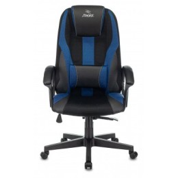 Бюрократ Кресло игровое Zombie 9 черный/синий искусст.кожа/ткань крестовина пластик 1583708