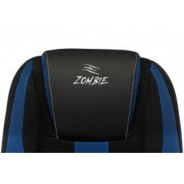 Бюрократ Кресло игровое Zombie 9 черный/синий искусст.кожа/ткань крестовина пластик 1583708