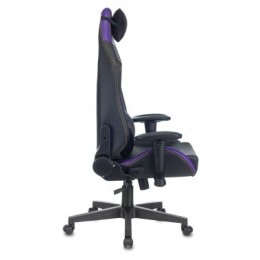 Бюрократ Кресло игровое Zombie HERO JOKER PRO черный/фиолетовый искусственная кожа с подголов. крестовина пластик 1535351