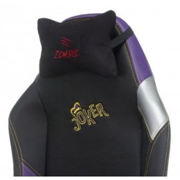 Бюрократ Кресло игровое Zombie HERO JOKER PRO черный/фиолетовый искусственная кожа с подголов. крестовина пластик 1535351