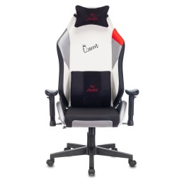 Бюрократ Кресло игровое Zombie HERO QUEEN PRO черный/белый искусственная кожа с подголов. крестовина пластик 1535355