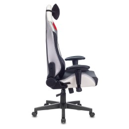 Бюрократ Кресло игровое Zombie HERO QUEEN PRO черный/белый искусственная кожа с подголов. крестовина пластик 1535355