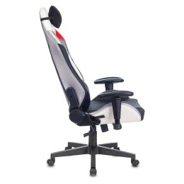 Бюрократ Кресло игровое Zombie HERO QUEEN PRO черный/белый искусственная кожа с подголов. крестовина пластик 1535355