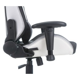 Бюрократ Кресло игровое Zombie HERO QUEEN PRO черный/белый искусственная кожа с подголов. крестовина пластик 1535355