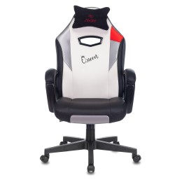 Бюрократ Кресло игровое Zombie HERO QUEEN черный/белый искусственная кожа с подголов. крестовина пластик 1535448