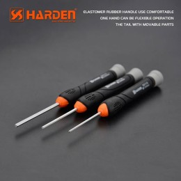 HARDEN Профессиональная шестигранная отвертка для точных работ 1,5х50мм 550115