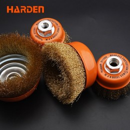 HARDEN Чашка зачистная проволочная для УШМ_М14х2,0 100мм 611503