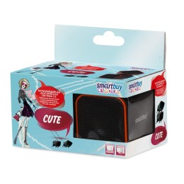 SMARTBUY Акустика компьютерная SBA-2590 CUTE 6Вт/USB черн/оранж