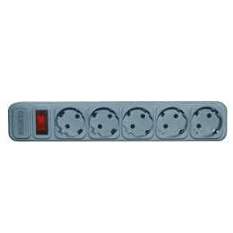 Centek Сетевой фильтр СТ-8900-5-4,5 Gray (серый)