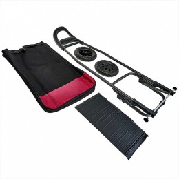 DELTAТележка багажная ручная 25 кг DT-20 черная с красным