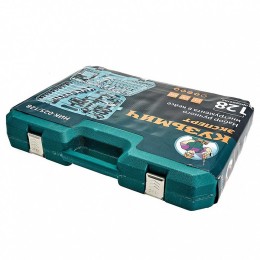 КУЗЬМИЧ ЭКСПЕРТ Набор инструментов 128 предметов в кейсе НИК-025/128