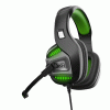 Игровая гарнитура RUSH PUNCH'EM, Smartbuy черно-зеленая SBHG-9700