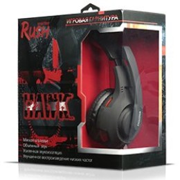 Smartbuy Стереогарнитура HAWK черно-красная SBH-7010