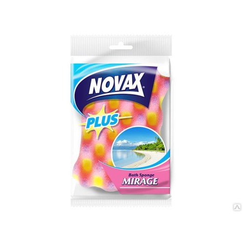 NOVAX Банная губка "PAOLA"4823058320489 микс