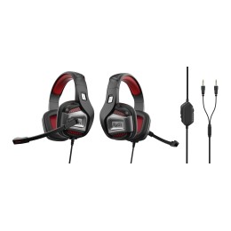 Smartbuy Игровая гарнитура RUSH SMASH′EM, черно-красн SBHG-9680