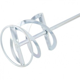 Matrix Миксер для красок и штукатурных смесей, 80 х 400 мм, оцинкованный, шестигранный хвостовик 8 мм 84844