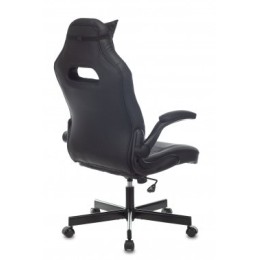 Бюрократ Кресло игровое Zombie VIKING 6 KNIGHT черный Diamond 600 искусственная кожа с подголов. крестовина металл 1508130