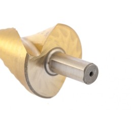 Matrix Сверло ступенчатое, 9-12-15-18-21-24-27-30-33-36 мм, HSS, спиральный профиль, трехгранный хвостовик 72358