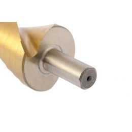 Matrix Сверло ступенчатое, 6-8-10-12-14-16-18-20-22-24-26-28-30 мм, HSS, спиральный профиль, трехгранный хвостовик 72357