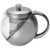 Чайник для заварки чая на 0.5 л стеклянный фильтр из нержавейки Mallony Menta-500 910109