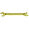 Ключ рожковый, 8 х 9 мм, желтый цинк. СИБРТЕХ 14302