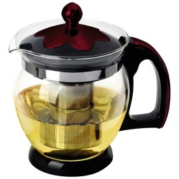 MALLONY Чайник для заварки чая 1.2 л стеклянный с ситечком Decotto-1200 910112