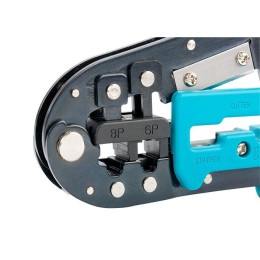 Gross Клещи для обжима телефонных и компьютерных клемм RJ-45, 6P, 8P и RJ-11/12, 6P, 8P 17719