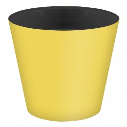 PLASTIC REPUBLIC Горшок для цветов Rosemary 200 мм, 4 л, с дренажной вставкой 221600103/01 желтый