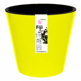 PLASTIC REPUBLIC Горшок для цветов Фиджи 160 мм, 1,6 л ING1553ЖТЛ желтый