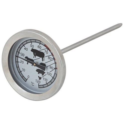 Термометр кулинарный для запекания мяса со щупом иглой 14 см Mallony 003540