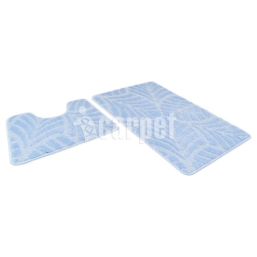 Набор ковриков для ванной Shahintex FREE STAYE голубой 60*100+60*50 00-00004643