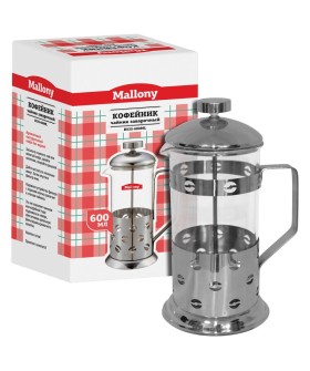 MALLONY Кофе-пресс Caffè B535-600ML 600 мл 950146