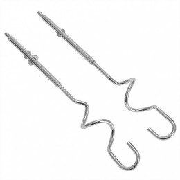 DELTA Миксер электрический 700 Вт DE-7704 нержавеющая сталь с бордовым