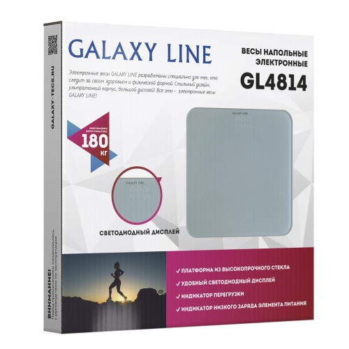 Весы напольные электронные Galaxy GL4814 (белые)