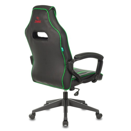 Кресло игровое Бюрократ VIKING Zombie A3 черный/зеленый