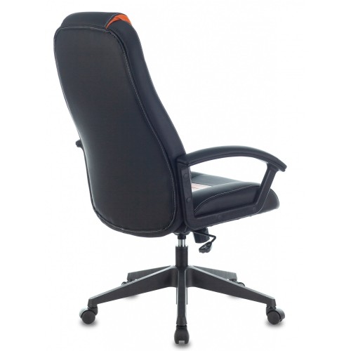 Кресло игровое Бюрократ Zombie VIKING-8 черный/оранжевый 1583067
