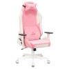 Кресло игровое Бюрократ Zombie EPIC PRO Edition белый/розовый