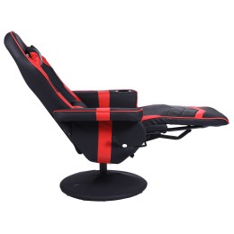 Cactus Кресло игровое CS-CHR-GS200BLR черный/красный сиденье черный/красный эко.кожа
