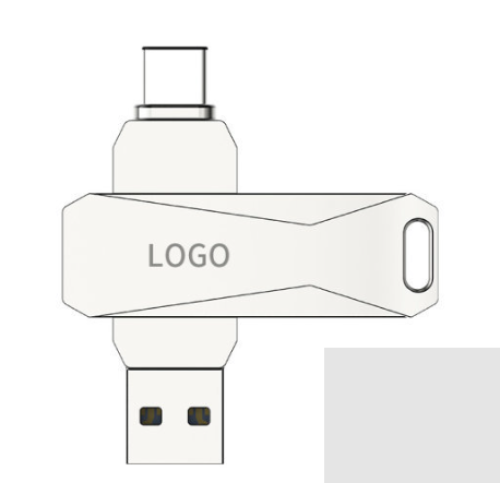Накопитель USB Drive Netac U782C dual USB3.0+TypeC 128GB, retail version