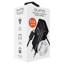Qumo Сетевое зарядное устройство Energy (Charger 0025) 2.1A