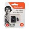 Карта памяти microSD GoPower 64GB Class10 00-00025677