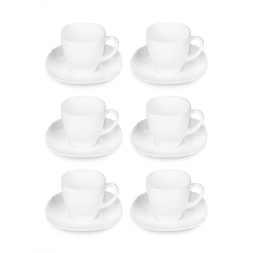 Набор чайный Luminarc Basic белый, 12предметов, 220мл Q5853