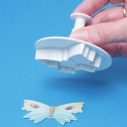 WEBBER Набор плунжеров кондитерских 3 штуки BE-0364 Бабочки темно-розовый