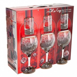 ДЕКОСТЕК Подарочный набор 12 предметов (Боярский) гравировка, золото 12081-Г32 