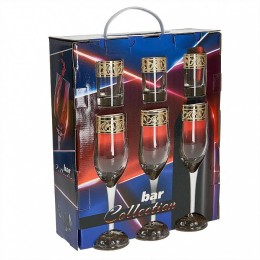 ДЕКОСТЕК Подарочный набор 12 предметов (Жасмин) гравировка, напыление металлом 12082-ГНМ