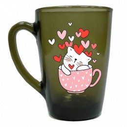 ДЕКОСТЕК Кружка 300 мл КОТЫ ДЫМКА 50049