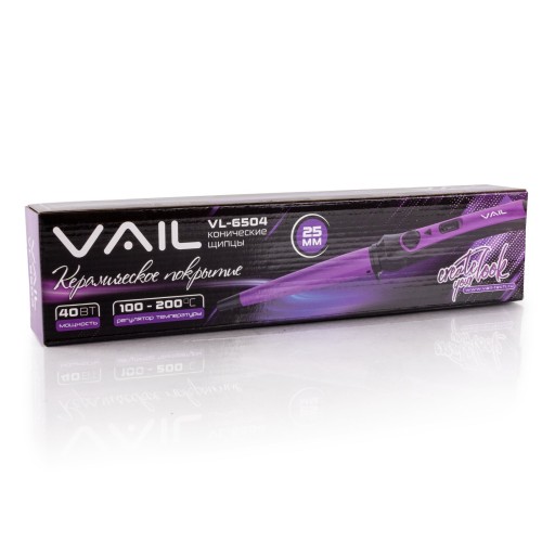 Щипцы для завивки волос Vail VL-6504 40Вт